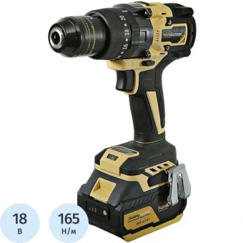 Дрель-шуруповерт акк.б/щ удар Hanskonner PLATINUM,18В,HCD18165BLI