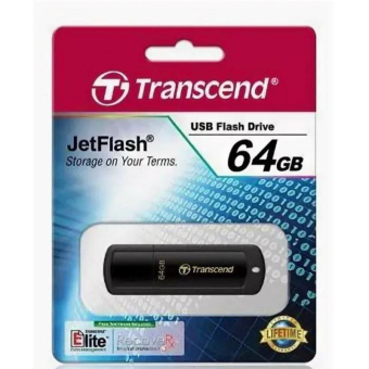 Флеш-память Transcend JetFlash 350 64GB (TS64GJF350)Скорость чтения до 16 Мб/с,Скорость записи: до 6 Мб/с