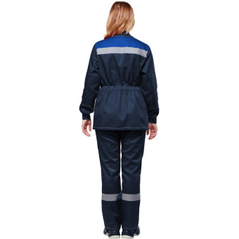 Костюм летний жен. л20-КБР син/вас (р.48-50) 158-164 (Арсенал-СП)