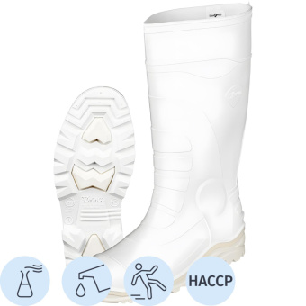Спец.обувь Сапоги ПВХ жен, цв.белый/мод370Нмб(р.37)(240)