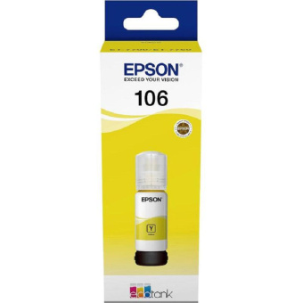 Чернила Epson 106 T00R4 C13T00R440 же лтый для L7160/L7180