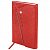 Ежедневник датированный 2026, А5, 145х213 мм, BRAUBERG "Jacket", под кожу, клапан, держатель, красный, 117401