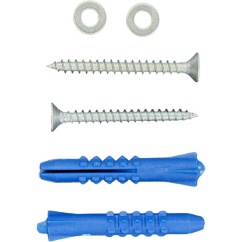 Вешалка настенная РЭ_H1021В, прямой гиб, 2 крючка,черный (611042)