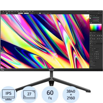 Монитор Sanc N70u (M2750UC) 27/4K/IPS/60Hz/360cd