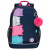 Рюкзак GRIZZLY школьный, анатомическая спинка, 2 отделения, для девочек, "STAY CHEERFUL", 38х28х18 см, RG-463-6/1
