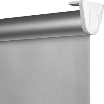 Рулонная штора Комус Мебель blackout silver 537837 V2, 55х160, серый