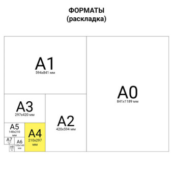 Бумага цветная BRAUBERG, А4, 80 г/м2, 500 л., пастель, желтая, для офисной техники