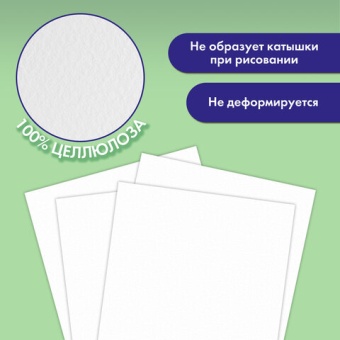 Папка для акварели А4, 10 л., 200 г/м2, 210х297 мм, BRAUBERG АКАДЕМИЯ, "Апельсины", 117743