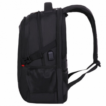 Рюкзак GERMANIUM UPGRADE универсальный, 3 отделения, отделение для ноутбука, USB-порт, "UP-3", черны