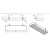 Полка для ванной Swensa 1-ярусная прямая 40x11x7 см