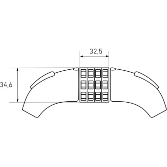 Замок велосипедный тросовый кодовый_УЗК Булат ВС 557 (1500мм) сталь/пластик