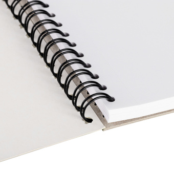 Скетчбук - блокнот 30л., А5 Clairefontaine "Cray ON", на гребне, 160г/м2, мелкозерн.