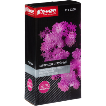 Картридж струйный Комус PFI-320M (2892C001) пур. для TM-200/205/300/305