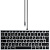 Клавиатура Satechi Slim W1 USB-C Wired Keyboard-RU, серый космос