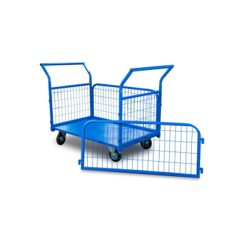 Тележка платформенная TOR ТП-3С (700х1200) борт из сетки (160 мм)