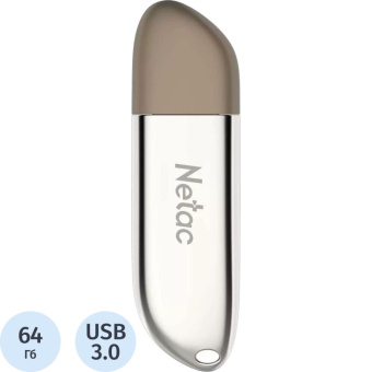 Флеш-память Netac USB Drive U352 USB3.0 64GB, retail version