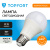 Лампа светодиодная Topfort E27 15W 4000K груша