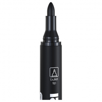 Маркер для флипчартов Berlingo черный, пулевидный, 2мм