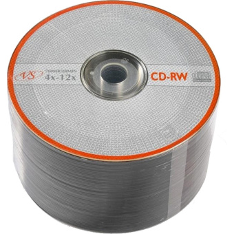 Диск CD-RW VS 0,7 GB 12x (50 штук в упаковке)