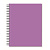 Бизнес-тетрадь Attache Bright colours A5 96 листов фиолетовая в клетку на спирали (160x207 мм)