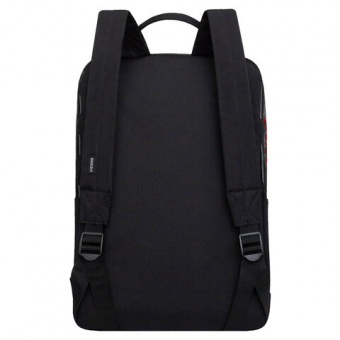 Рюкзак GRIZZLY, карман-антивор, "TOTAL BLACK", 42х28х12 см, RQL-513-2/3