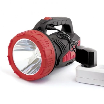 Фонарь ручной ЯРКИЙ ЛУЧ S-250A LED 5W 2 реж 100/250лм акк.220В ЗУ