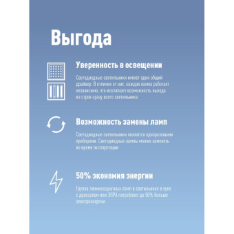 Лампа светодиодная Космос 10 Вт G13 Т8 6500 K холодный белый свет