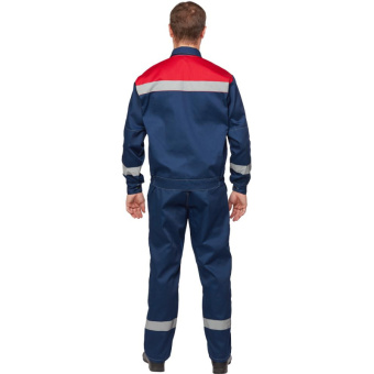 Костюм рабочий летний муж. Л20-КПК син/красн (р.64-66) 194-200 (Арсенал-СП)