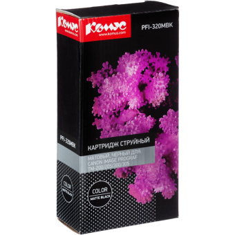 Картридж струйный Комус PFI-320MBK (2889C001) чер.мат. для TM-200/205/300