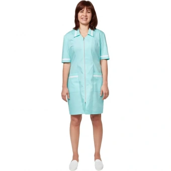 Халат медицинский м09-ХЛ морской волны (размер 48-50, рост 170-176)