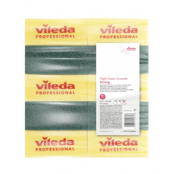 Губки для мытья посуды Vileda Professional абразивные 150х70х45 мм 10 штук в упаковке