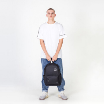 Рюкзак HEIKKI ENERGETIC (ХЕЙКИ) универсальный, эргономичный, Danger, черный, 43х30х16 см, 272534