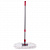 Швабра-рамка 40 см, телескопический черенок из нержавеющей стали 125 см, МОП хлопок, LAIMA, 603605