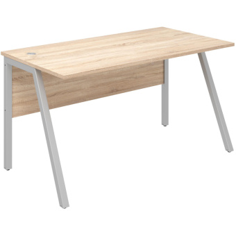 Стол письменный IN Рондо м/к S2379 1380х750х750 дуб альпийский/серый