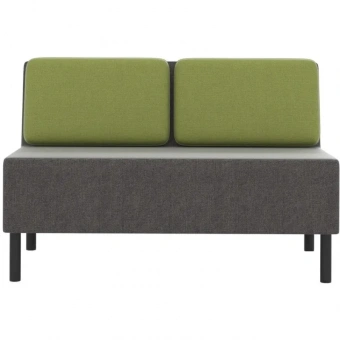 Модуль прямой 0MX_ТF_М27 Select 2-М, ткань рогожка серый/зеленый