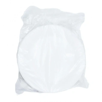 Тарелка одноразовая бум. 17см, белая, НМ-190 500шт/кор