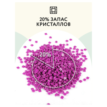 Алмазная мозаика ТРИ СОВЫ "Свобода", 40*50см, холст, картонная коробка с пластиковой ручкой