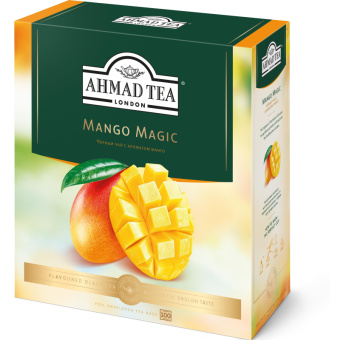 Чай Ahmad Tea Чай Магия Манго, черный, пакетики в конвертах, 100х1,5г/уп