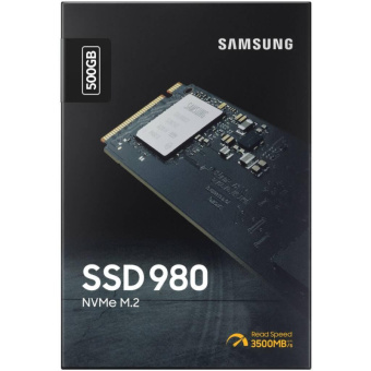 SSD накопитель Samsung 980 500Gb M.2 2280 Pci-E (MZ-V8V500BW)