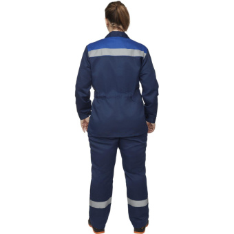 Костюм рабочий летний жен. л16-КПК с СОП син/вас (р.60-62) 158-164