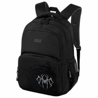 Рюкзак BRAUBERG CONCEPT универсальный, 2 отделения, светоотражающий принт, "Gray Spider", 45х30х18 с