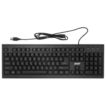 Клавиатура Acer OKW120 black USB(ZL.KBDEE.006)