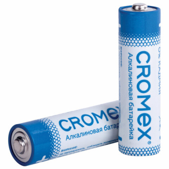 Батарейки алкалиновые "пальчиковые" КОМПЛЕКТ 20 шт., CROMEX Alkaline, АА (LR6,15А), в короб