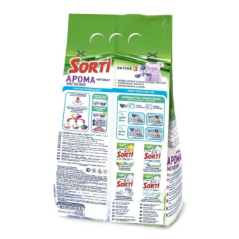 Порошок стиральный Sorti Арома Магнолия Автомат 6кг