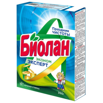 Порошок стиральный для ручной стирки Биолан Эконом Эксперт 350 г