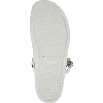 Спец.обувь Сабо муж.нат.кожа цв.белый(р.41) (10-12-7)