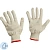 Перчатки защитные трикотажн КОМУС б/ПВХ 38г 13кл руч.оверл бел р.9(5пар/уп)