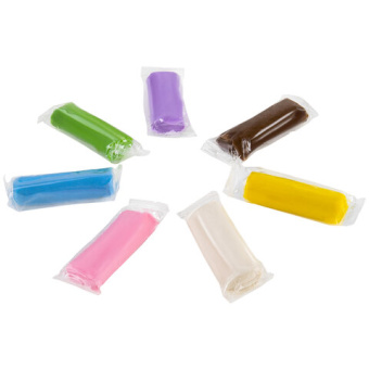 Пластилин на растительной основе (тесто для лепки) ПИФАГОР, 7 цветов, 210 г, пластиковый стакан, 104