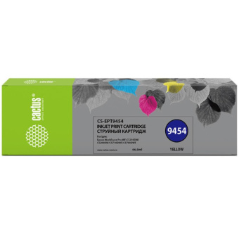 Картридж струйный Cactus CS-EPT9454 T9454 жел. для Epson WF-C5290DW