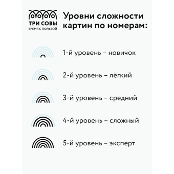 Картина по номерам на холсте ТРИ СОВЫ "Затерянный мир", 40*50, с акриловыми красками и кистями